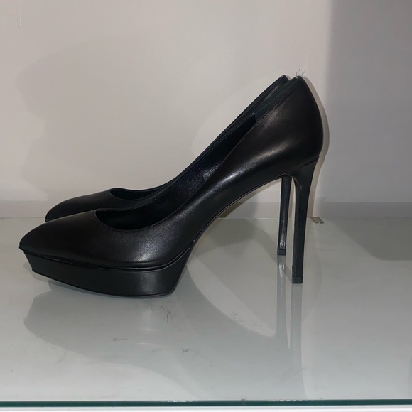 Saint Laurent platform leather pumps - Picture 2 of 8